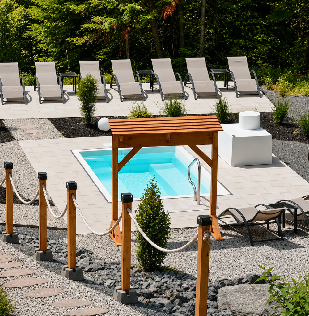 Outdoor Thermal Pool – Oasis et Spa du Capitaine -  Oasis et Spa du Capitaine