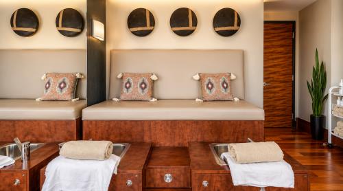 Pedicure stations at ALTISPA - ALTISPA