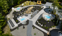 Outdoor Spa and Relaxation Area – Oasis et Spa du Capitaine -  Oasis et Spa du Capitaine