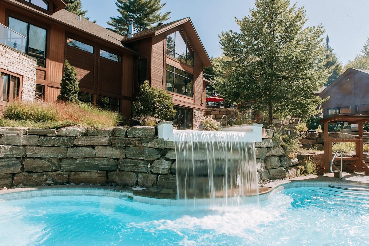 Amerispa Spa Nordique Morin-Heights – Outdoor Pool - Amerispa Spa Nordique Morin‑Heights
